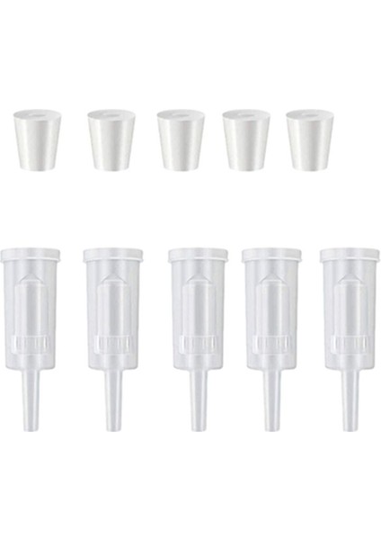 10 Paket Egzoz Conta Vanası Kauçuk Hava Kilidi Durdurucu Şarap Yapımı Için Ikiz Hava Kilidi Bira Demleme Cam Carboy Fermander (Yurt Dışından) fiyatları