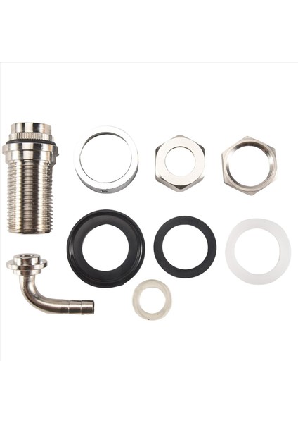 8mm Berber Dirseği ile Bira Musluk Musluk Sapı Krom Plaka Pirinç Shank G5/8 Ayarlanabilir Musluk Taslak Bira Dağıtıcı Ev Demleme (Yurt Dışından) fırsatları