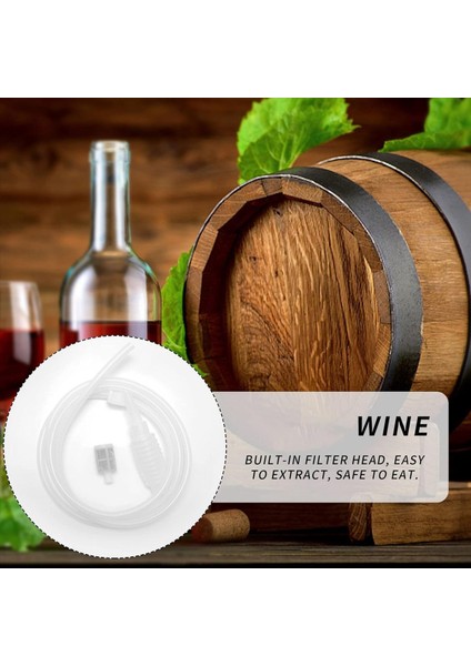 2pcs Sifon Tüp Boru Hortumları Ev Yapımı Şarap Tüpü Filtresi Şarap ve Bira Dağıtım Ekipmanı 2 5m Yükseltilmiş Silikon Tüp (Yurt Dışından) modelleri