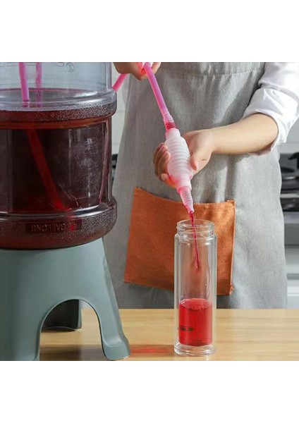 2pcs Sifon Tüp Boru Hortumları Ev Yapımı Şarap Tüpü Filtresi Şarap ve Bira Dağıtım Ekipmanı 2 5m Yükseltilmiş Silikon Tüp (Yurt Dışından) fırsatları