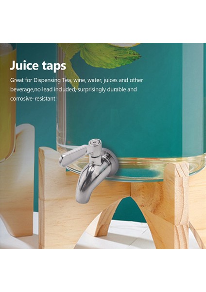 6x Paslanmaz Çelik Musluk Musluk Taslak Bira Musluk Ev Için Demleme Fermander Şarap Taslak Bira Suyu Dağıtıcı (Yurt Dışından) indirimleri