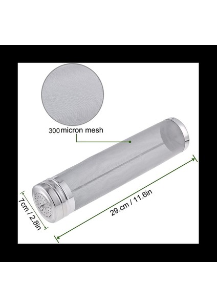 2x Bira Kuru Hopper Filtresi 300 Micrometre Mesh Hop Süzgeç Kartuşu Homebrew Hops Beer &amp Tea Kettle Brew Filtresi (Yurt Dışından) modelleri