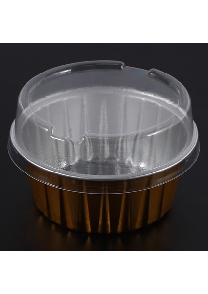 200PCS Tek Kullanımlık Alüminyum Folyo Pişirme Bardakları Krem Brulee Tatlı Oval Şekil (Yurt Dışından) fiyatları