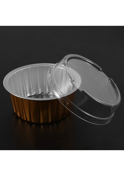 200PCS Tek Kullanımlık Alüminyum Folyo Pişirme Bardakları Krem Brulee Tatlı Oval Şekil (Yurt Dışından) modelleri