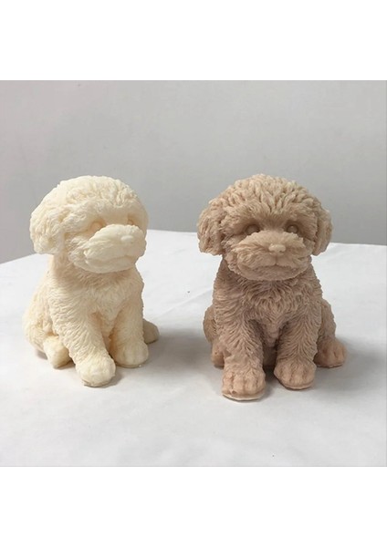 Köpek Mum Kalıp Hayvan Teddy Puppies Soya Balmumu Silikon Kalıp Yavru Köpek Sevgilisi Ev Dekor Zanaat Malzemeleri (Yurt Dışından) indirimleri