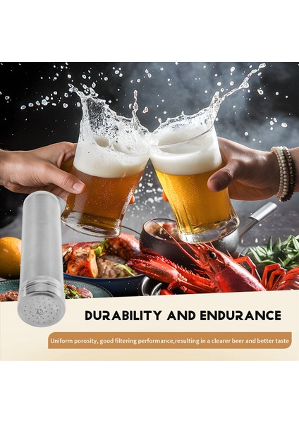Bira Kuru Hopper Filtresi 300 Mikrometre Paslanmaz Çelik Hop Süzgeç Kartuşu Homebrew Hops Beer &amp Tea Kettle Brew Filtresi (Yurt Dışından) indirimleri
