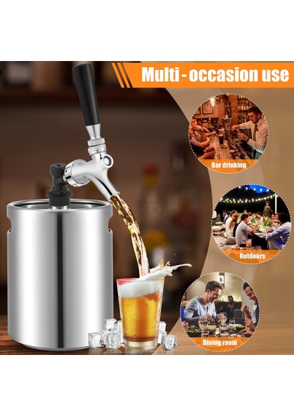 Bira Musluk Top Kilit Kiti Homebrew Taslak Bira Musluk Cornelius &amp Corny Keg Sıvı Top Lock Piknik Parti Bira Kule Seti (Yurt Dışından) indirimleri