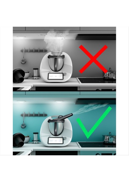Thermomix Için Steam Diverter Tm5 Tm6 Taşma Koruması Şömine Mobilya Koruması Için Buhar Direksiyon Bağlantısı (Yurt Dışından) fırsatları