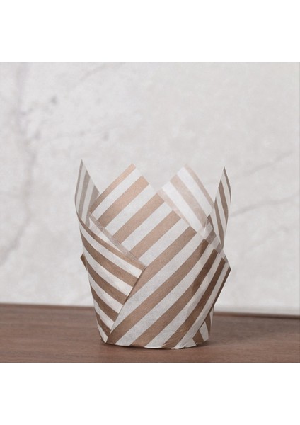 50PCS Gazete Tarzı Cupcake Liner Pişirme Kupası Düğün Partisi Tulip Muffin Cupcake Paper Cup Yağlı Kek H (Yurt Dışından) modelleri