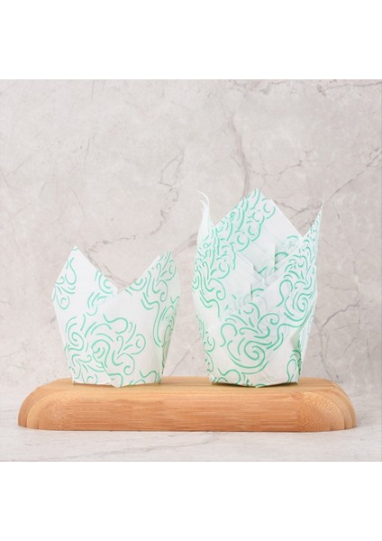 50PCS Gazete Tarzı Cupcake Liner Pişirme Kupası Düğün Partisi Tulip Muffin Cupcake Paper Cup Yağlı Kek H (Yurt Dışından) fırsatları