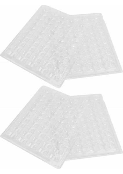 Pet Pet Dolaplanabilir Fransız Macaron Depolama Tepsileri - Set Başına 50 Macaron Tutar - 8set Paketi (Yurt Dışından)