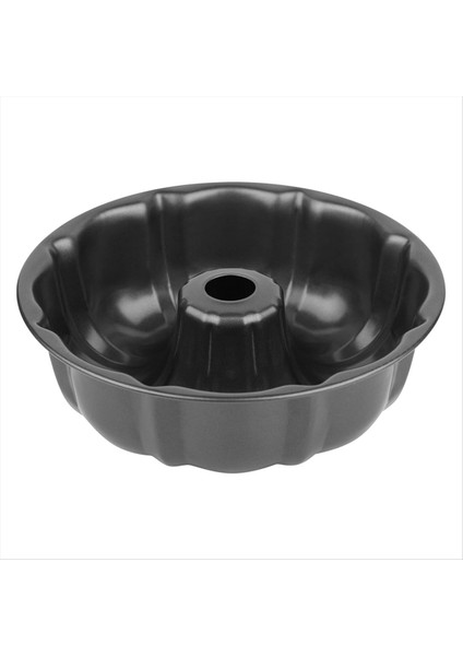 9 5 Inç Yapışmaz Kek Tavası Ağır Hizmet Tipi Karbon Çelik Yivli Tüp Yuvarlak Kek Pişirme Tavası Jello Jelatin Chocoflan (Yurt Dışından)