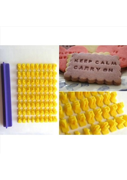 2x Alfabe Mektup Numarası Çerez Pres Damgası Ezdan Kesici Aletleri Fondan Diy Aracı Kurabiye Süslemeleri (Yurt Dışından) indirimleri