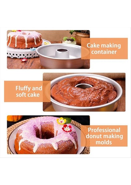 Pişirme Için 6in Kek Tavası Yuvarlak Yapışmaz Pil Sarda Kek Tavası Cheesecake Flan Creme Kek Kurabiye Donut Için Tüp Kek Tavası (Yurt Dışından) fırsatları