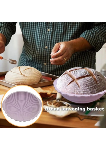 Silikon Ekmek Prova Sepeti Yapışmaz Hamur Mayası Ekmek Fermantasyonu Için Ideal Temel Mutfak Ekmeği Yapım Aracı B (Yurt Dışından) indirimleri