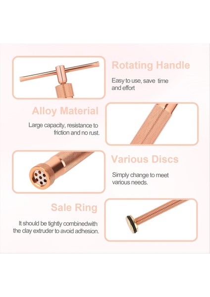 Clay Extruder Fondan Ekstrüder Paslanmaz Çelik Kil Ekstrüder 20 Diskli Şeker Macunu Ekstrüde Kek Dekorasyon Aracı Seti (Yurt Dışından) fiyatları