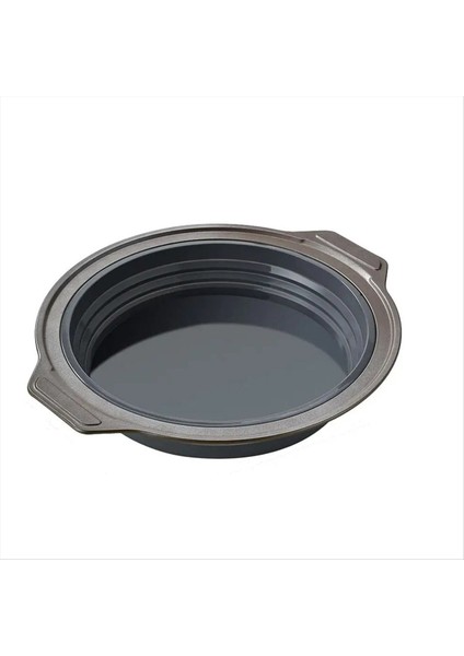 Yuvarlak Şekli Kalıp Silikon Katlanır Kek Pişirme Tavası Mousse Fondan Silindir Kalıp Hamam Tatlı Jöle Yapımı Gri (Yurt Dışından) indirimleri