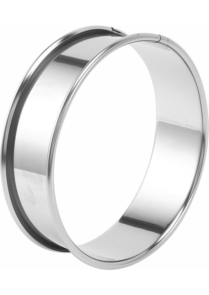 Çift Haddelenmiş Tart Halkaları Ingiliz Muffin Halkaları Profesyonel Crumpet Halkaları Seti 8 (Yurt Dışından) indirimleri