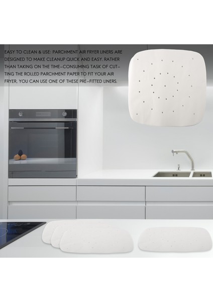 200 Yaprak 8 Inç Hava Fritöz Astar Delikli Fırın Parşömen Fırın Vapur Yapışmaz Buharda Kağıt (Yurt Dışından) modelleri