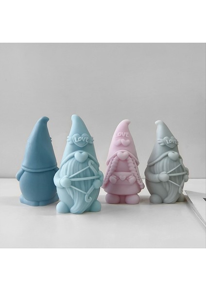 Sevgililer Günü Serisi Cüce 3D Silikon Kalıp Diy Mum Alçı Süsleme Kalıbı Aşk Cnomes El Yapımı Sabun Yapımı (Yurt Dışından) modelleri