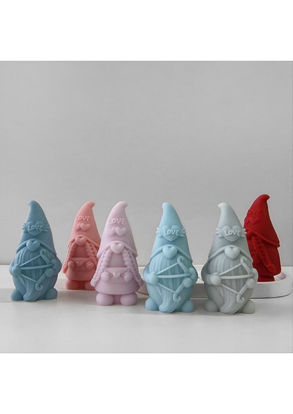 Sevgililer Günü Serisi Cüce 3D Silikon Kalıp Diy Mum Alçı Süsleme Kalıbı Aşk Cnomes El Yapımı Sabun Yapımı (Yurt Dışından) fırsatları