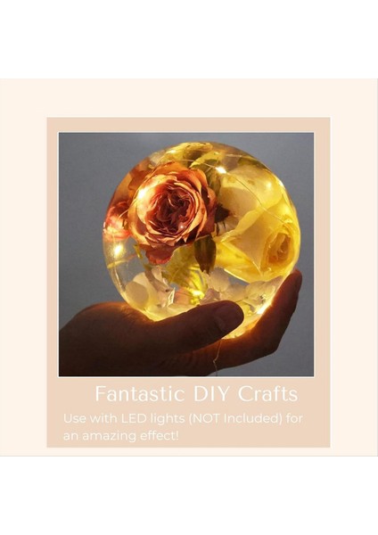 2 Adet Büyük Küre Reçine Kalıbı Dikişsiz Küre Epoksi Reçine Döküm Kalıbı Dıy El Sanatları Çiçekleri (Yurt Dışından) modelleri