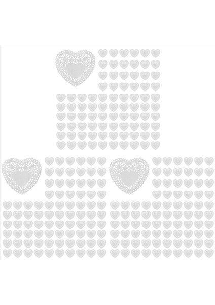 300PCS 4 Inç Beyaz Aşk Kalp Kağıdı Dantel Doilies Için Karton Yapım Scrapbooking (Yurt Dışından) fiyatları