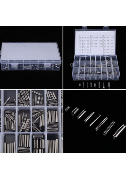 280PCS Paslanmaz Çelik Yuva Yaylı Yay Pimi Çiftlik Kiti Split Yay Dübel Gerilim Rulo Pimleri Kutu (Yurt Dışından) indirimleri