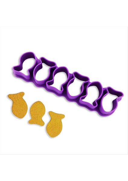 Mini Joldfish Kurabiye Pişirme Kalıp Balık Şekli Atıştırmalık Pişirme Kalıbı Balık Şekli Kurabiye Kesici Kırmızı (Yurt Dışından) indirimleri
