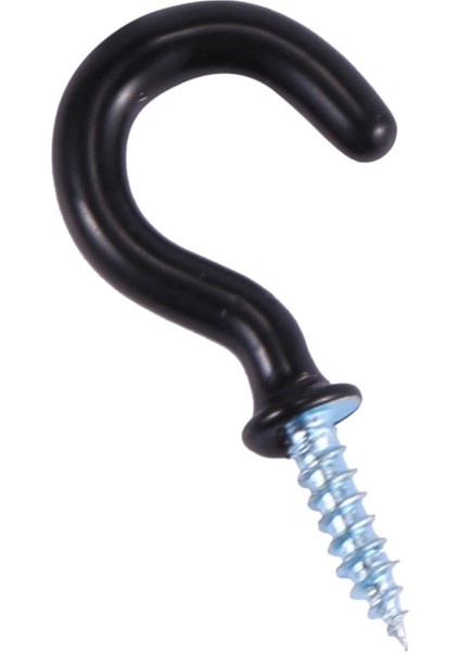 100 Adet 1 1 Inç Fincan Kupa Kanca Omuzlu Metal Vidalı Plastik Kaplı Asılı Siyah (Yurt Dışından) indirimleri