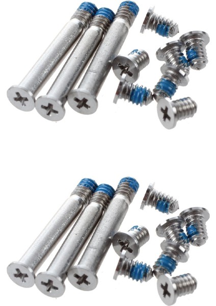 MacBook + MacBook Pro Unibody Alt Kapak 13 Inç 15 Inç 17 Inç Için Ayarlanmış 20X Vidalar (Yurt Dışından)