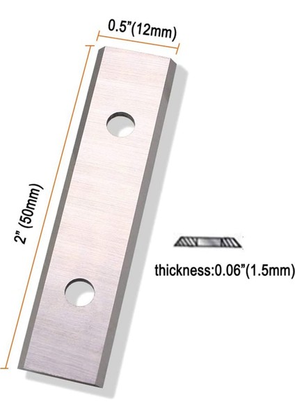 20PCS Tungsten Karbür Sıyırıcı 50X12X1 5mm Çift Kenarlı Ağır Hizmet Sıyırıcı Yedek Bıçaklar Boya Çıkartmaları Kaldırma (Yurt Dışından) modelleri