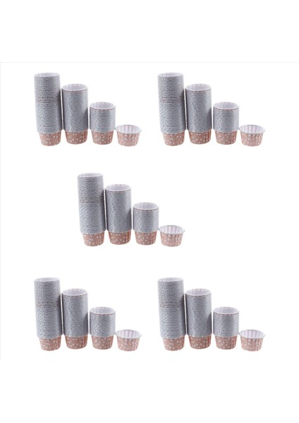 500X Cupcake Sargacı Kağıt Kek Kılıfı Pişirme Bardağı Liner Çörek Pembe (Yurt Dışından)