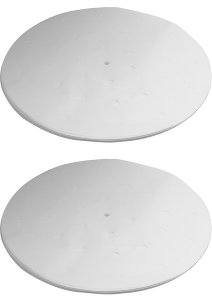 200PCS Hava Fritöz Astarları 9 Inç Bambu Vapur Astarları 5 3 ve 5 8 Qt Hava Fritözleri Için (Yurt Dışından)