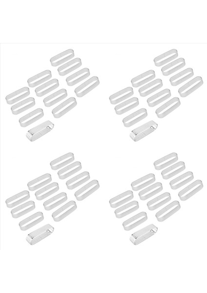 48PCS Oval Tartlet Kalıpları Fransız Tatlı Fare Pruvası Meyve Turtası Zil Quiche Quiche Quiche Kek Kalıp Paslanmaz Çelik Tart Köpük Halka (Yurt Dışından)