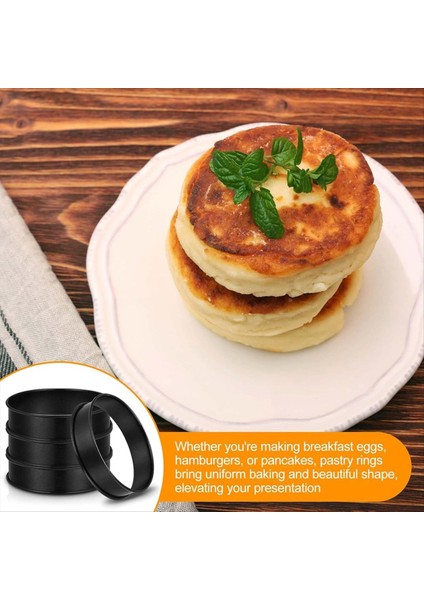 16 Pcs Crumpet Yüzükler Stack 4 Inç Paslanmaz Çelik Ingiliz Muffin Halkaları Yuvarlak Çift Haddelenmiş Tart Halkaları Pişirme Için (Yurt Dışından) modelleri