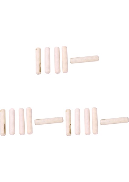 300 Paket Ahşap Dübel Pimleri Ahşap Kuru Kurutulmuş Yivli ve Eğimli (Yurt Dışından)