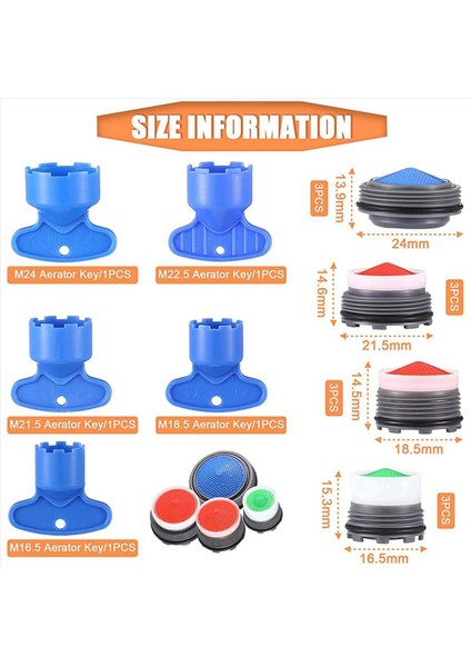 Önbellek Havalandırıcıları ve 5 Adet Önbellek Musluk Havalandırıcısı Için 60 Adet Musluk Havalandırıcısı Önbellek Havalandırıcıları (Yurt Dışından) indirimleri