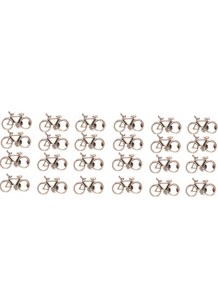 24 Pcs Düğün Partisi Si Si Için Bisiklet Şişesi Açıcı Metal Bira Şişesi Açıcı Parti Ler (Antika Bronz) (Yurt Dışından)