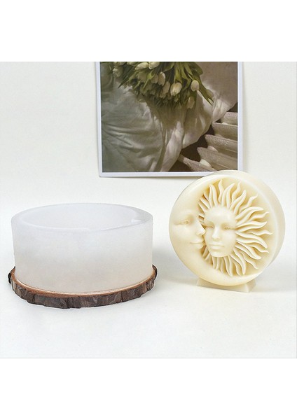 Güneş Tanrıçası Mum Silikon Kalıp Ay Tanrıça Yüz Mum Silikon Kalıp Sabun Kek Çikolatalı Kalıp Reçine Alçı Kalıp (Yurt Dışından) fırsatları