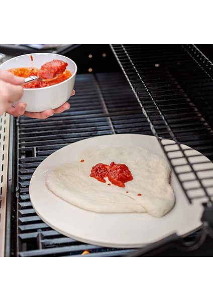 2x Pişirme Korderit Pizza Taşı Pizza Taş Tabak Barbekü Izgarası Fırın Pişirme ve Pizza Ekmek Peyniri 30 5cm Servis Servis (Yurt Dışından) indirimleri