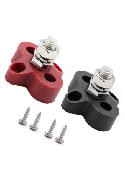 4pcs 5/16 Inç Dc 48V Busbar Güç Terminal Bloğu M8 Rv Gemi Teknesi Için Pozitif Negatif Güç Dağıtım Saplama (Yurt Dışından) fırsatları