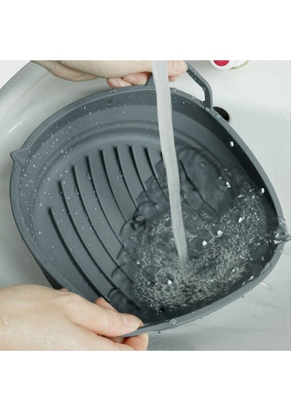Hava Fritöz Silikon Plaka Yeniden Kullanılabilir Hava Fritöz Pişirme Aksesuarları Katlanabilir 8 5in Airfryer Alet Pişirme Kalıp Siyah (Yurt Dışından) fırsatları