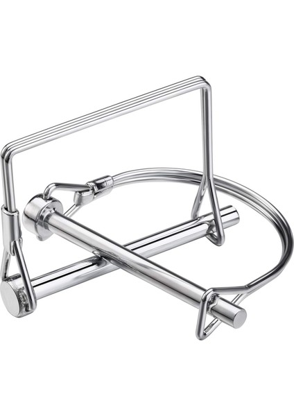 20 Adet Mil Kilitleme Pimi Güvenlik Kuplör Pimi 1/4 Inç Çapında 2 Şekil Kare ve Kemer (Gümüş) (Yurt Dışından) modelleri