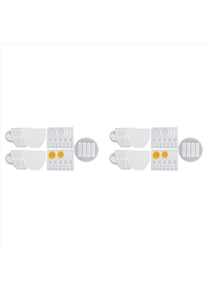 Coaster Reçine Kalıbı Epoksi Reçine Için 14 Adet Coaster Kalıpları Kahve Fincanı Şekli Reçine Çalkalayıcı Kalıp Limon Kahve Çekirdeği Kalıbı (Yurt Dışından)