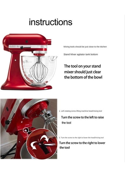 Kitchenaid Için Kitchenaid Mikser Için 4 5-5 Qt Tilt-Head Stand Mikserleri K45B/K5THCB/K5THBS Kitchenaid Kürekçiler Için (Yurt Dışından) fırsatları