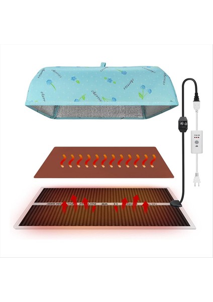 Kapak Zamanlayıcısı ile Epoksi Reçine Isıtma Pedi Reçine Kalıp Isıtma Pedi Hızlı Kürleme Kurutma Isıtma Makinesi Abd Fiş (Yurt Dışından)