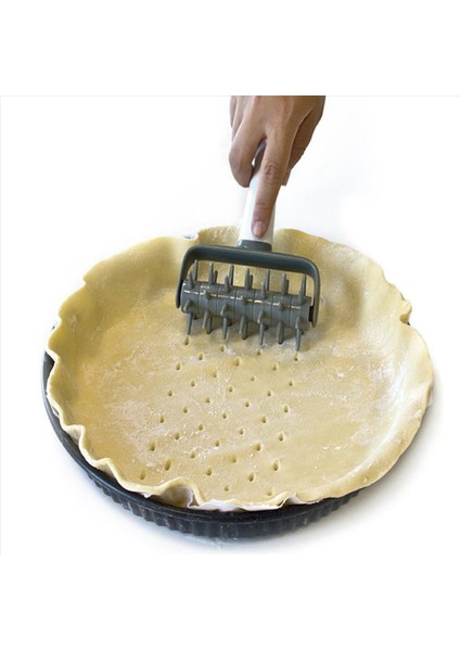2x Pizza Needle Roller Kurabiyeleri Hamur Yumruklu Ekmek Iğne Pizza Silindir Pasta Dilim Mutfak Araçları Bakeware Aksesuarları (Yurt Dışından) fırsatları