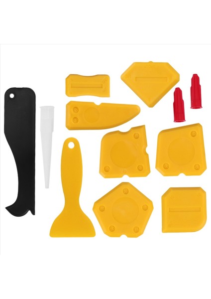 12 Adet Kalifiktirme Alet Kiti Silikon Sızdırmazlık Maddesi Kaplama Aracı Harç Kazıyıcı Kalafat Çıkarıcı ve Kalafat ve Kalafat Kapakları (Yurt Dışından) fırsatları
