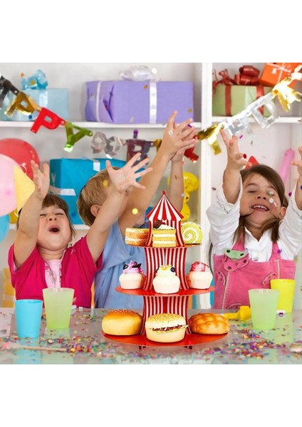 Karton Cupcake Stand Katmanlı Kek Stand Çok Amaçlı Karton Pasta Standı Pratik Kek Katman Stand Cupcake Stand (Yurt Dışından) fırsatları